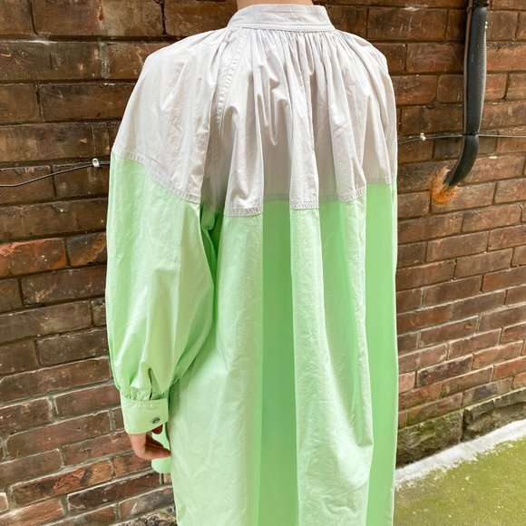 Sofie D’Hoore colourblock cotton poplin dress, size 34 - Picture 9 of 15